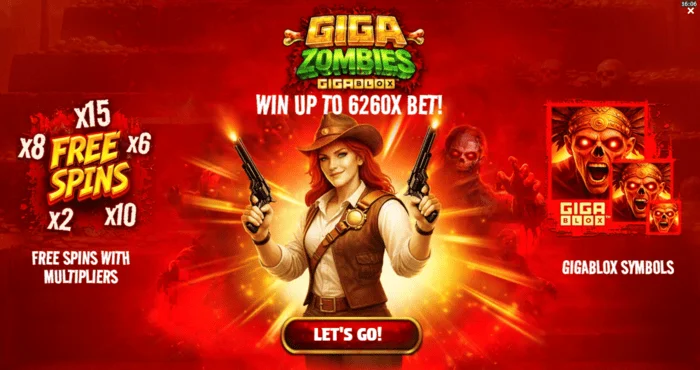 Giga Zombies - Príomh-roghchlár le roghnú geallta